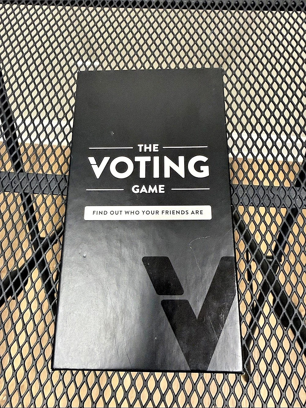 Buffalo Games The Voting Game Card Game Black & White